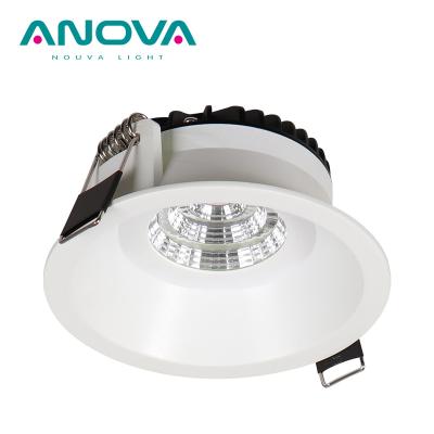 China Thermal Dissipation 5W/7W Sand White LED Recessed Aluminum Fixed Anti-glare Downlight Spot Light for sale