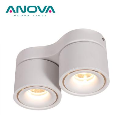 China 360 degree adjustable surface double mounted led downlight for sale