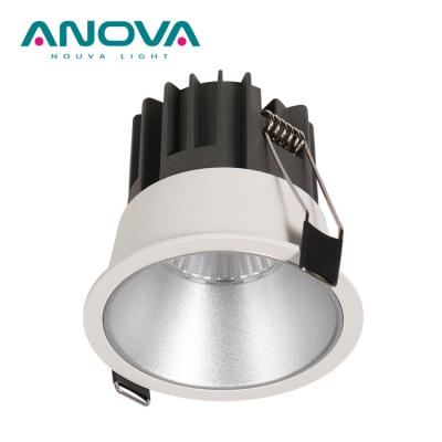 China Cutout Variable Fixed Output CRI90 Cob Low Led Downlight 75mm Recessed Led Downlight for sale