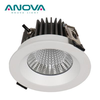 China High CRI 90 10W IP65 Waterproof Bathroom Ceiling Recessed COB LED Downglight for sale