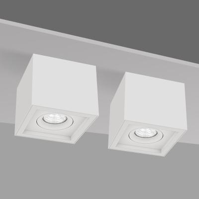 China Dimmable square led downlight surface adjustable adjustable light direction 5 years warranty ip44 mounted for sale