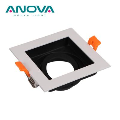 China Change the deep recessed anti-glare view of China's new high quality square ceiling GU10 LED Downlight cup or lamp module arbitrarily for sale