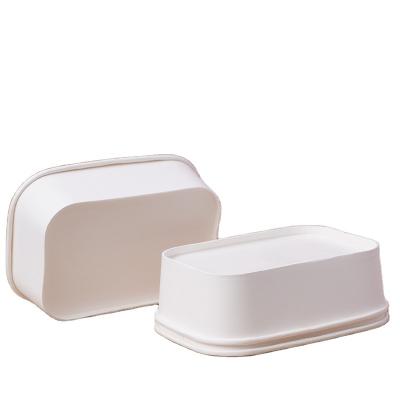 China Hot Selling Unique Disposable Plastic Home Party Border Aseptic Bento Salad Bowl for sale