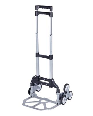 China High Quality Collapsible Aluminum Luggage Trolley 6 Wheel Folding Shopping Trolley For Stair Climbing for sale