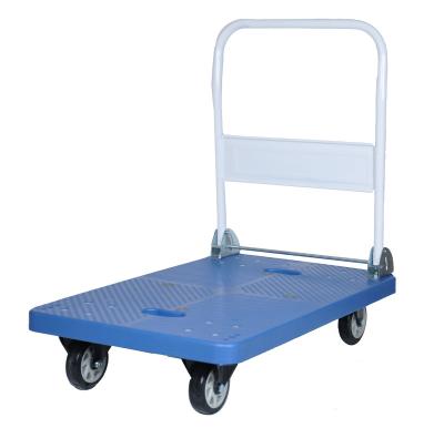 China Cheapest Factory Price Folding Have 4 Wheels Use In Heavy Duty Of Manual Hand Truck Trolley for sale