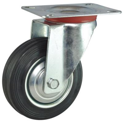 China European Industrial High Quality Polyurethane Industrial Trolley Style Heavy Duty Casters for sale