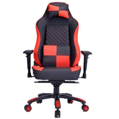 China Factory Wholesale Customized Logo Gaming Chair Adjustable And Swivel PU Armrest Leather Gaming Chair Rotating With Rocker Swivel for sale