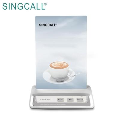 China SINGCALL Waterproof Wireless Call Pager With Three Functions Wireless Table for sale