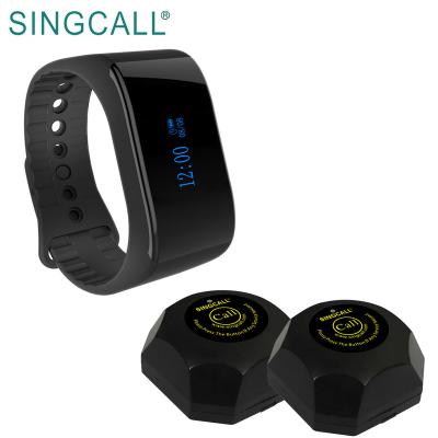 China Coffee SINGCALL Vibrating Watch Restaurant Waiter Beepers Beepers for sale