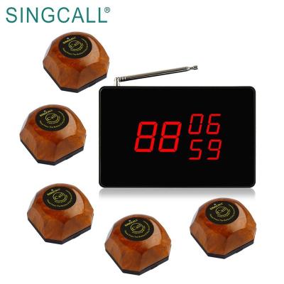 China One Display Receiver Guest Coaster Pager System Wireless Restaurant Service Visitor and 5 Service SINGCALL Visitor for sale