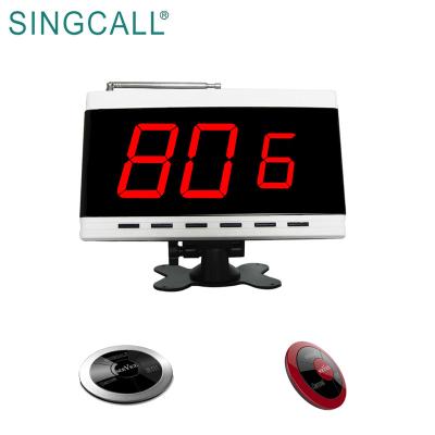 China SINGCALL Waterproof Wireless Waiter Call Bell System for Restaurant for sale