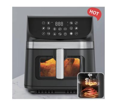 China Modern 9L digital air fryer 6.5L visible air fryer with glass window for sale