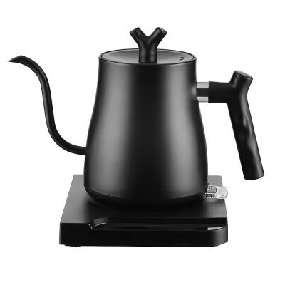 China 360 Degree Rotational Base High quality electric kettle Gooseneck kettle coffee kettle with digital temperature control 1000W Stainless Steel 1.0L 1.5L for sale