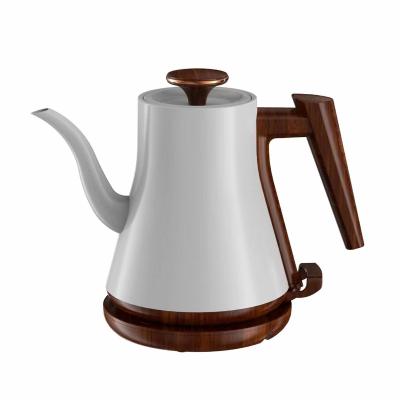 China 360 Degree Rotational Base High quality electric kettle Gooseneck kettle coffee kettle with digital temperature control 1000W Stainless Steel 1.0L 1.5L for sale