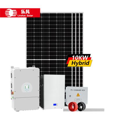 China Industrial Use Solar Power System 100kw Solar Panel Hybrid System for sale