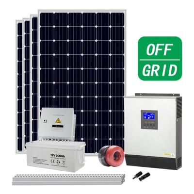 China Customized Home/Commercial/Industrial Solar Photovoltaic Off Grid Solar Power System 5kw Home Solar Power Kit 8kw 10kw for sale