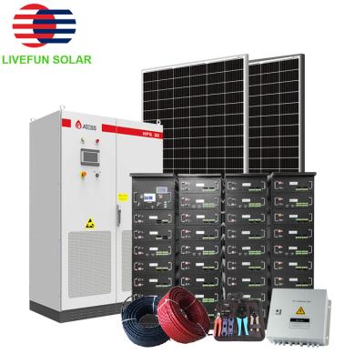 China 0.5MW 1Mw Solar Storage System Home/Commercial/Industrial Solution-Livefun for sale