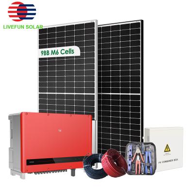 China For Best Plant Solar System 50KW Grid Tied Solar 50 KW Solar For Farm On Grid Solar System for sale