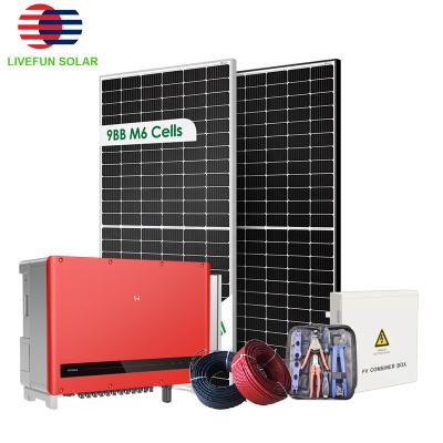 China Industrial 50kw On Grid Solar System With 50kw Solar Power System And 100kw Solar Inverter for sale