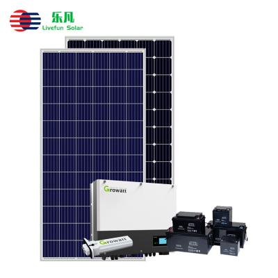 China Home/Commercial/Industrial 380v 400v 415v 3 Phase Power 15kw Home Energy System Hybrid Solar Generator 10kw 15kw 20kw for sale