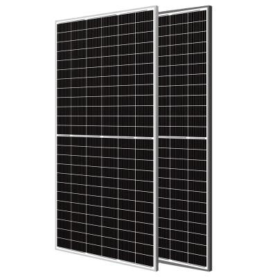 China 400w~420W PERC Solar Panel 410w 415w 420w 144 Half Mono Mono Mono Module Half Cell Fotovoltaico Cutout for sale