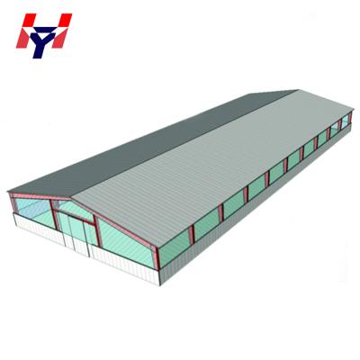 China Steel Fabricated House Pre-engineered Steel Structure Horse Stables In Slovenia East Europe for sale