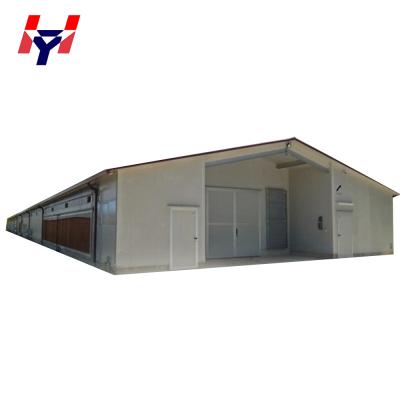 China Design industrial flexible light steel structure prefab pig house drawing for sale for sale