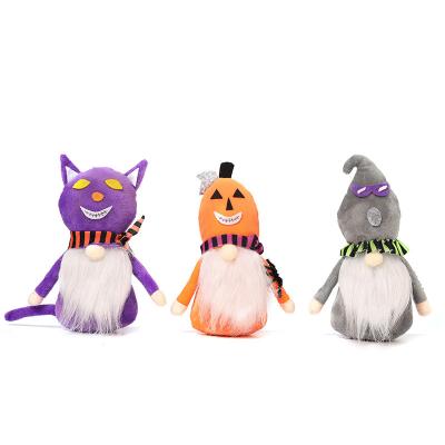 China 2021 Halloween Decorations Gnomes Pumpkin Ghosts Mustache Funny Halloween Sprites Polyester Long for sale