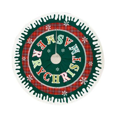 China Wholesale Fashion Waterproof Merry Christmas Sign Christmas Tree Skirt Christmas Decoration for sale