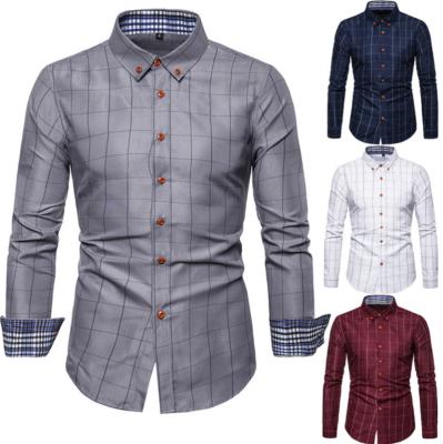 China Plus Size Anti-Pilling Men's Tuxedo Shirts With Long Sleeves for sale