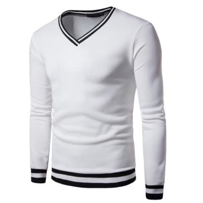 China New Viable Fall Men's Clothing Casual V-Neckline Long Sleeve Sweater for sale