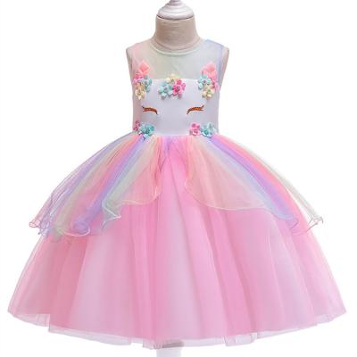 China Elegant sustainable beautiful summer tutu dress for kids in running for sale