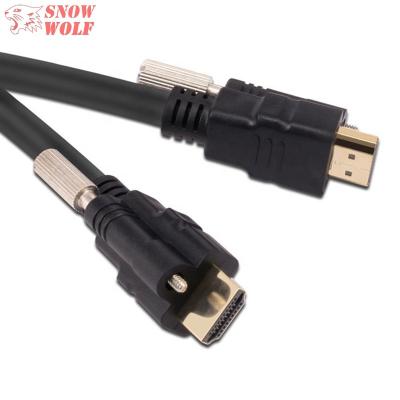 China High Speed ​​Projector HDMI Cable Long 10m 15M 20M 25M 30M Ultra HD 4K 3D 1080p HDMI Cable Hot Sales With Screw For Projector for sale