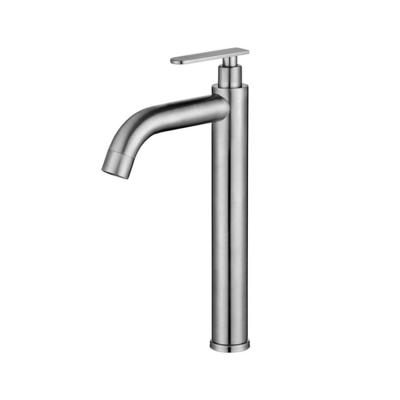 China Modern Stainless Steel Countertop Mounted Basin Faucets Factory Direct Metered Faucet With Wholesale Price for sale