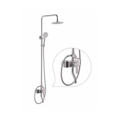 China With Slide Bar Factory Hot Sale Rain Shower Set System With Hand Held Spray Sets In Low Price for sale