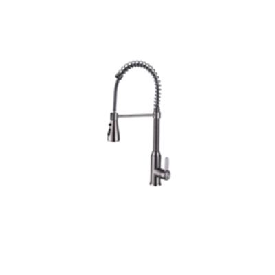 China Pull Out Spray Hot And Cold Water Hose Faucet Stainless Steel With Pull Out Spout Kitchen Mixer for sale