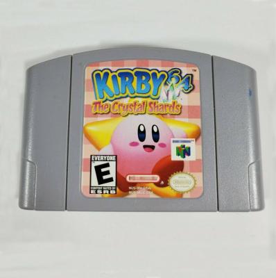 China ABS N64 Kirby 64 Crystal Shards Video Game Cards For Nintendo 64 System for sale