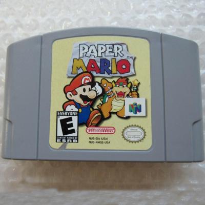 China ABS Paper N64 Mario Video Game Cartridge For Nintendo 64 System for sale