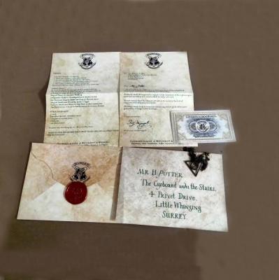 China Party / Cosplay Personalized Hogwarts Acceptance Letter Envelope Wax Seal for sale