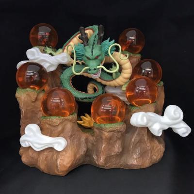 China Cosplay Anime Dragon Ball Shenron Figure Mountain Statue Part/Set for sale