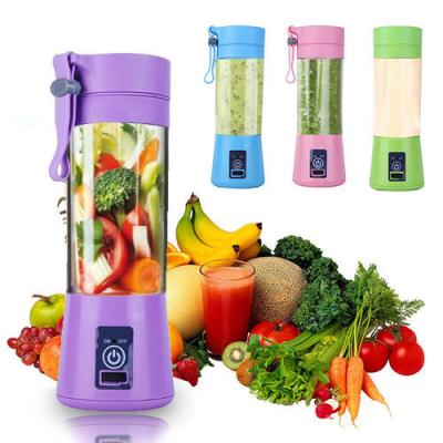 China 6 Blades Portable Rechargeable Smoothie Juicer Cup 2000mah USB Rechargeable Battery for sale