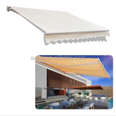 China Acrylic Outdoor Deck Shade Retractable Patio Tent Canopy Sunshade Shelter Fabric for sale