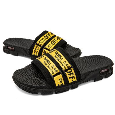 China New Summer HN0030 Comfortable Outdoor Flexible Cushion Men's Anti-slippery Beach Sports Air Slippers for sale