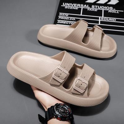 China Fashion Trend New Design Anti Slip Comfortable Thick EVA Sandal Soft Slippers Unisex Bathroom Slipper Beach Unique Slippers for sale