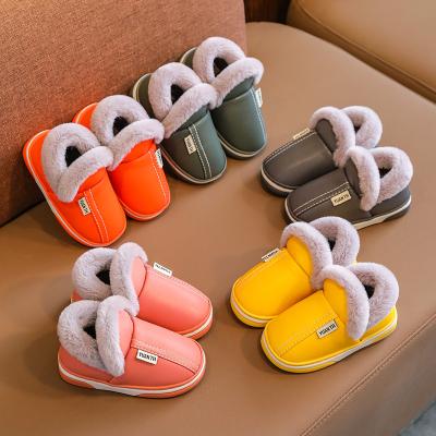 China Other children's cotton shoes season cotton slippers with velvet and thick household shoes, fluffy children's shoes for sale