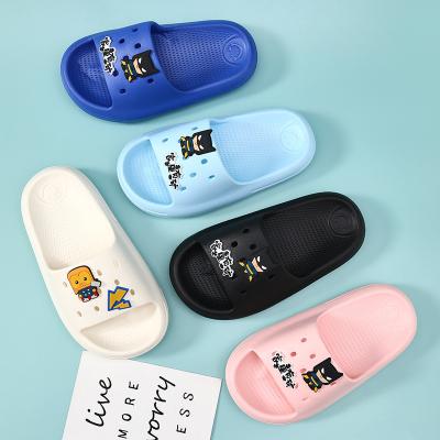 China Other logo L16002 custom baby shoes fir inspired mint blue yellow pink EVA kids sandals kids yezy slide slipper for sale