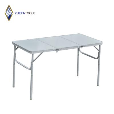 China 3Section 1.2M Japanese Style Aluminum Outdoor Folding Table Camping And Picnic Table Easy Carry for sale