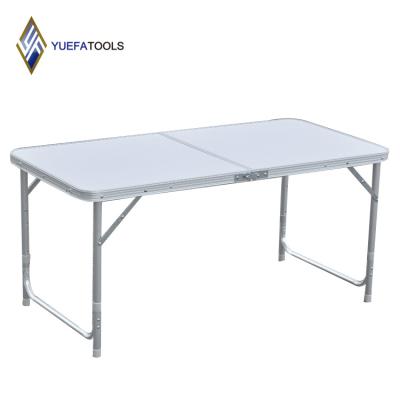 China Adjustable Aluminum Outdoor Picnic Table 1.2M Outdoor 4ft Long Height And Camping Folding Table for sale