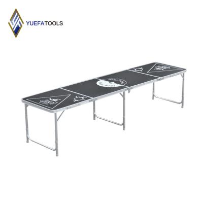 China Custom Aluminum Beer Pong Table Outdoor Foldable Outdoor Party Table Factory Sale FoldingTable for sale