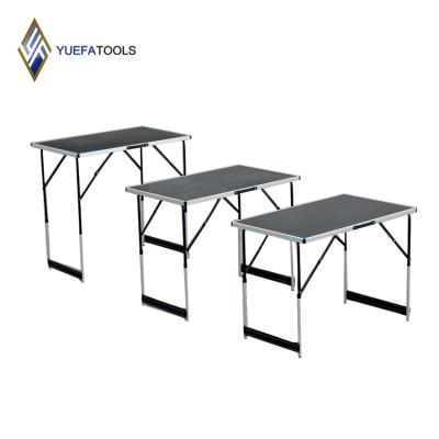 China Hot Selling Daily Life Multi Function Sticking Outdoor Picnic Table Four Sizes Adjustable Aluminum Folding Table for sale